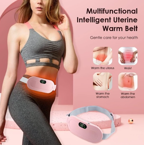 Uso versátil del masajeador térmico para espalda, cuello y abdomen - Terapia de calor para dolor muscular