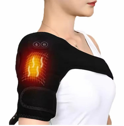 Soporte de Hombro con Calor Terapéutico Recargable - 3 Niveles de Temperatura - Alivio del Dolor